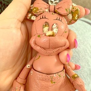Coach limited pink Minnie Mouse keychains